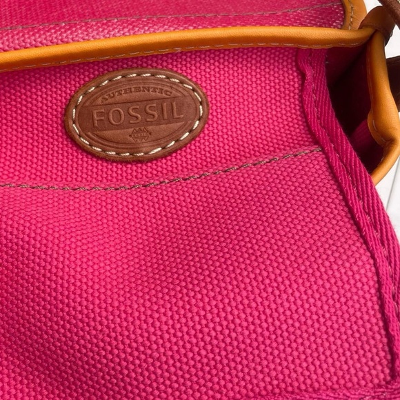 Fossil Pink and Brown Crossbody Bag - Picture 7 of 8